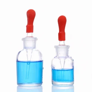 HuaouLabware 1451 clear glass dropping bottle
