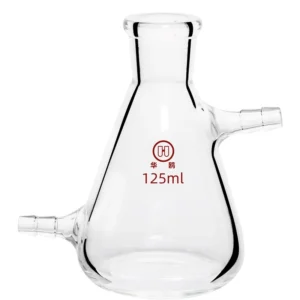 HuaouLabware 1434 filtering flask with upper and lower side tubes