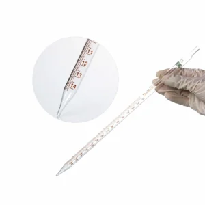 HuaouLabware 1630 graduated measuring pipette with readable scale markings