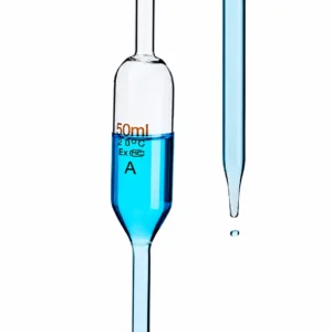 HuaouLabware 1633 volumetric pipette with one mark for fixed-volume liquid transfer