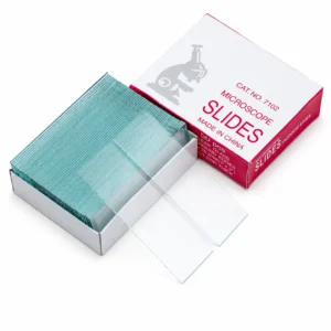 HuaouLabware 7102 unground edge microscope slides with product box
