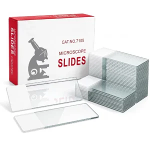 HuaouLabware 7105 frosted one end microscope slides with ground edges