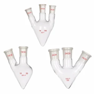HuaouLabware pear shape flask series 5013 5014 and 5015