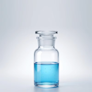 HuaouLabware 1403 wide mouth clear glass reagent bottle