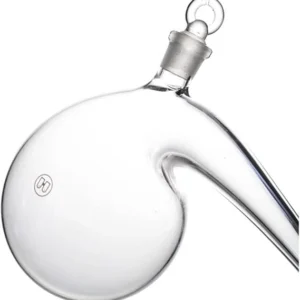 HuaouLabware 1161 retort with ground glass stopper